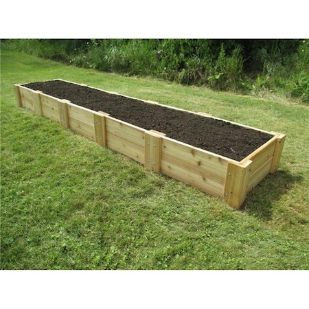 Infinite Cedar Infinite Cedar RB2x10x11 Cedar Raised Garden Bed; 2 ft. x 10 ft. x 11 in. RB2x10x11